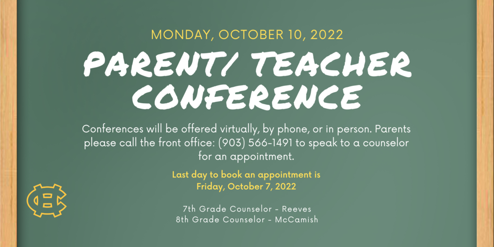 Parent/Teacher conferences