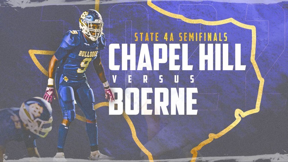 Chapel Hill Bulldogs move to the State Semifinals, view game information 