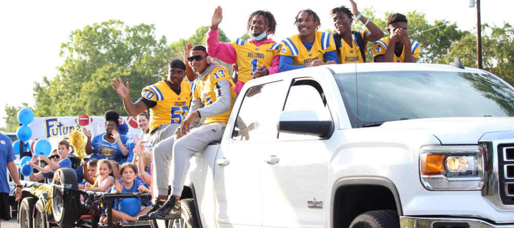 Save the Date: You are welcome to attend the Chapel Hill ISD 4th Annual Homecoming Parade, at 6 p.m. on Monday, September 5.  The parade will begin near the Kissam Intermediate School driveway, travel down County Road 215, and end at the Bulldog Stadium with a community pep rally. The pep rally will include performances by the Highlighters, High School Cheer, Band, and Twirlers.
