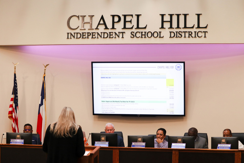 Chapel Hill ISD Adopts Tax Rate for the 2023-2024 Fiscal Year