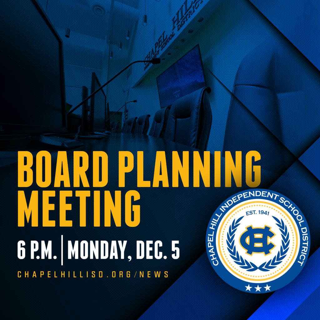 Board Planning Meeting on Monday, December 5, 2022