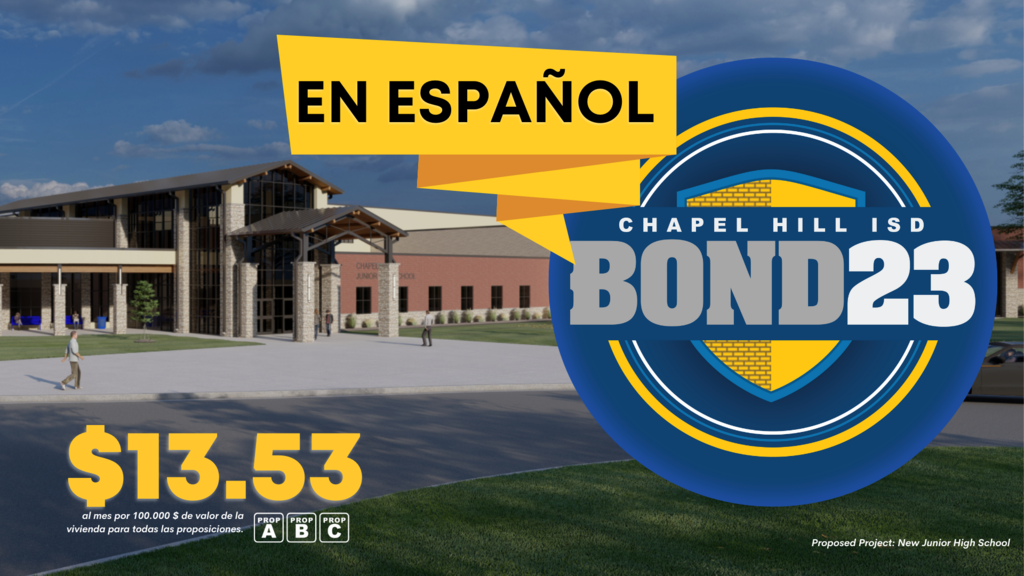 ¡Atención! La Junta Escolar de #ChapelHillISD ha lanzado un bono para financiar proyectos importantes en nuestro distrito. Asegúrense de estar informados antes de votar el 6 de mayo viendo el video del bono! #CHISD2023Bond 🌐 https://chapelhillisd.org/o/bond 📺 https://youtu.be/couAbdksFas